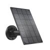 Solar Panel Power Supply Non-Stop Charging for ZOSI Wire Free Home Security Outdoor Rechargeable Battery Cameras C1 Pro,C306 Pro