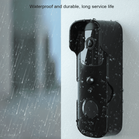Smart Home Video Doorbell WiFi Outdoor Wireless Door bell Waterproof Battery Intercom Google Alexa Door Phone Camera (Color: option 1, Plug Type: US PLUG)