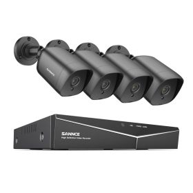 SANNCE 1080P CCTV System 4CH Video Surveillance Kit for Home 1080P-N DVR 4PCS 1280TVL 1080P Outdoor Security Camera 1TB (Color: 4CH DVR 4 Camera, Build-in HDD: nan)