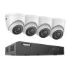ANNKE 8CH FHD 5MP POE Network Video Security System H.265+ 6MP NVR With 5MP Weatherproof Surveillance POE Cameras With Audio in