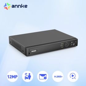 ANNKE 8CH 12MP POE Video Recorder 4K H.265+ NVR Video Surveillance Security For 2MP 4MP 5MP 6MP 8MP IP POE Camera With 1T HDD (Build-in HDD: nan)