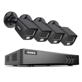 ANNK H.265+ 5MP Lite Ultra HD 8CH DVR CCTV Security System 8PCS Outdoor 5MP EXIR Night Vision Camera Video Surveillance Kit (Color: 3K CMOS Camera, Build-in HDD: 2T)