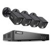 ANNK H.265+ 5MP Lite Ultra HD 8CH DVR CCTV Security System 8PCS Outdoor 5MP EXIR Night Vision Camera Video Surveillance Kit