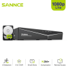 SANNCE 4/8 Channel 1080P 5-in-1 Security DVR 1080P Hybrid CCTV Video Recorder 4/8CH for Home Surveillance System