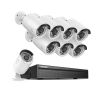SANNCE 8CH 8MP POE NVR Kit CCTV Security System 8MP/5MP/3MP IR IP66 Outdoor IP Camera Plug&Play 8Pcs Video Surveillance System