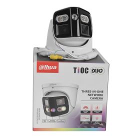 Dahua Original IPC-PDW3849-A180-AS-PV 180° Camera 2x4MP TiOC Duo Splicing Fixed-focal WizSense CCTV Surveillance Network Camera (Sensor Size: 8MP White, Focus: 2.8mm)