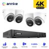 ANNKE 4K Ultra HD POE Video Surveillance System 8CH NVR Recorder With 8MP Security Cameras CCTV Kit Audio Recording Ip camera