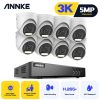 ANNKE 8CH Video Surveillance Kit 5in1 DVR Protection Security Camera H.265+ Weatherproof IP67 CCTV Camera System Remote Monitor