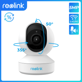[Refurbished WiFi Camera]Reolink Security Protection Smart Home Camara Vigilancia Wifi AI Motion Detection 5MP PTZ Surveillance (Sensor Size: Refurbished E1 Zoom)