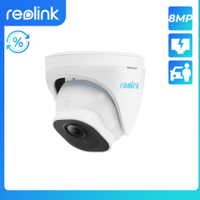 [Refurbished IP Camera]Reolink 4MP/8MP Smart PoE CCTV Camera Security Protection Night Vision RLC-810A/811A/820A/822A/520/B400 (Sensor Size: Refurbish8MPRLC-822A)