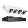 SANNCE 8MP Home Surveillance Kit 8CH H.265+ Video NVR Recorder 4×Security Protection Cameras Two-way voice Remote Access System