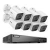 ANNKE 4K Ultra HD 8CH DVR H.265 CCTV Camera Security System 4PCS 8MP IP67 Weaterproof Outdoor 8MP Camera Video Surveillance