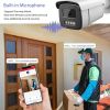 5MP 8MP ColorVu Hikvision Compatible IP Camera Built-in Mic Surveillance Video IP Camera Plug&Play with HIK NVR app view