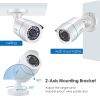 ZOSI HD 1080P 2MP H.265 4-in-1 CCTV Video Home Security IR Night Vision Weatherproof Bullet Camera for Surveillance System