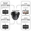ZOSI 1080P TVI CCTV Video Surveillance Home Security Nightvision Waterproof Dome Camera for System DVR Kits 2MP
