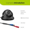 SANNCE 4PCS 1080P HD TV1 Security Dome Camera Smart IR Night Vision CCTV Surveillance Camera Indoor Outdoor Weatherproof Camera