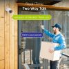 SANNCE 2PCS Ultra HD 2MP/5MP/8MP POE Camera OutdoorWeatherproof Security Network Bullet EXIR Night Vision Email Alert Camera Kit